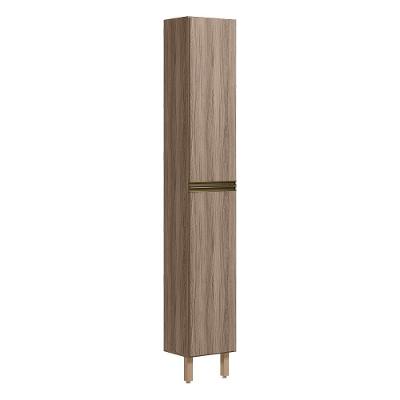 Paneleiro 2 Portas 221x35cm Mdf Kali 12228 Nicioli Carvalho Toq
