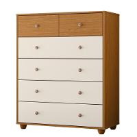 Cômoda Para Quarto 6 Gavetas 90cm Vittoria Off-cinamomo - Albatroz - 1