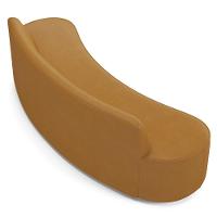 Sofá 2 Lugares Para Sala De Estar Living 150cm Koane D06 Sintético Caramelo - Mpozenato - 7