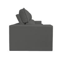 Sofá Reclinável Retrátil 3 Lugares Com Molas Balaqui Decor Cinza - 9