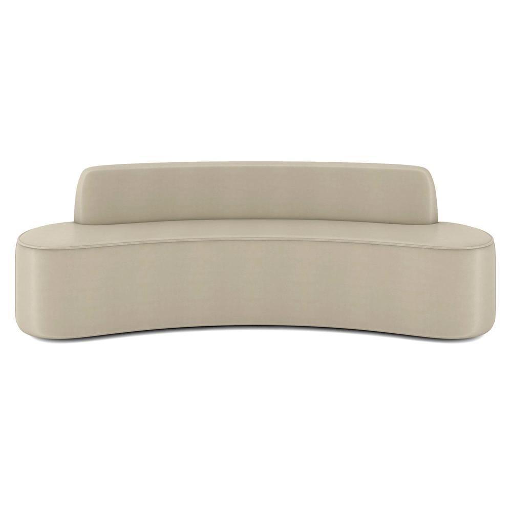 Sofá 5 Lugares Para Sala De Estar Living 280cm Koane D06 Facto Pérola - Mpozenato - 6