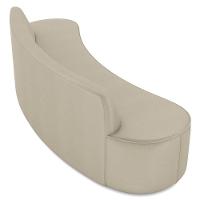 Sofá 5 Lugares Para Sala De Estar Living 280cm Koane D06 Facto Pérola - Mpozenato - 7