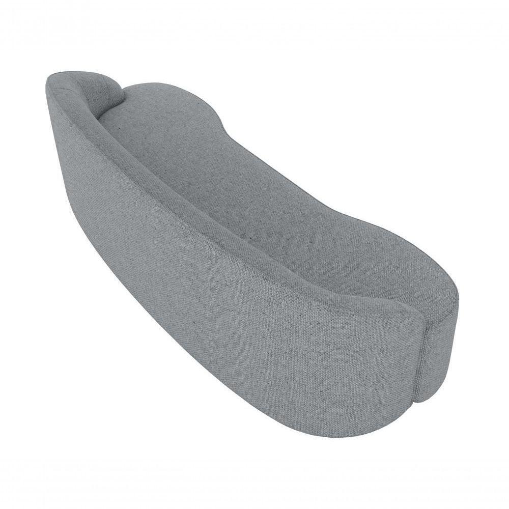 Sofá 4 Lugares Para Sala De Estar Living 260cm Theo D06 Linho Cinza Claro - Mpozenato - 7