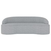 Sofá 3 Lugares Para Sala De Estar Living 180cm Theo D06 Linho Cinza Claro - Mpozenato - 6