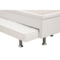 Cama Box Baú c/Auxiliar Solteiro Universal Courano White (88x188) - Ortobom - 15