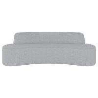 Sofá 4 Lugares Para Sala De Estar Living 230cm Koane D06 Linho Cinza Claro - Mpozenato - 6