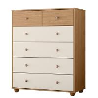 Cômoda Para Quarto 6 Gavetas 90cm Vittoria Off-freijó - Albatroz - 1