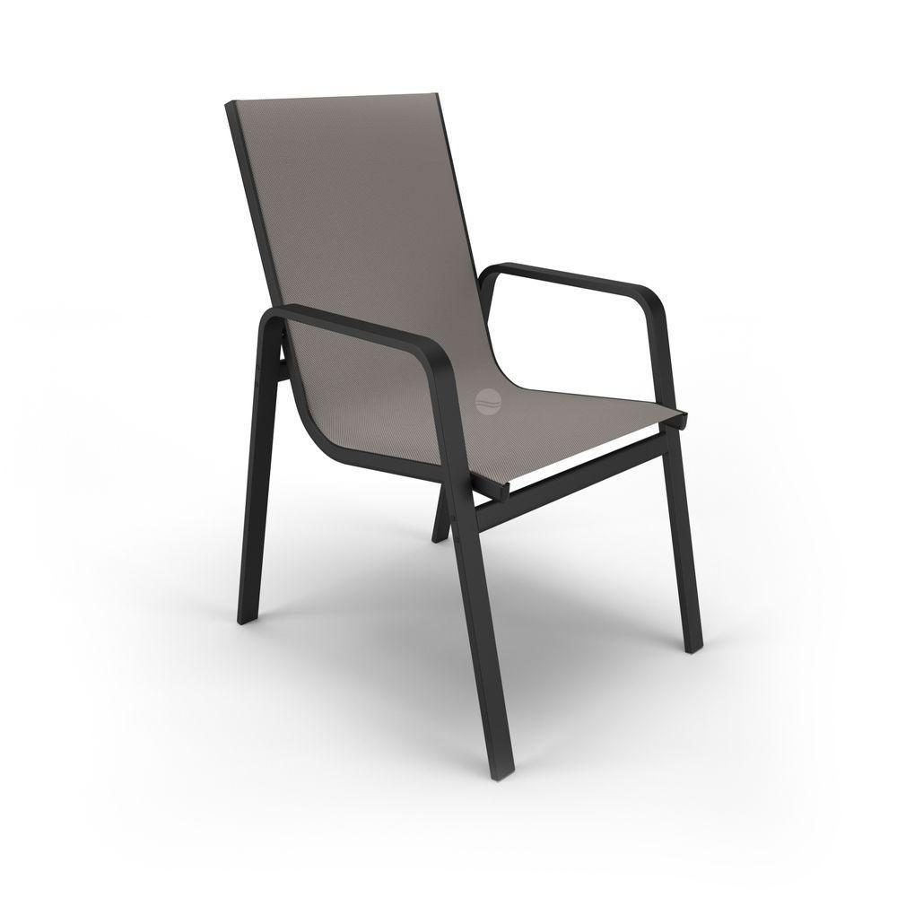 Kit 6 Cadeiras Miami Gourmet Alumínio Preto Tela Fendi - 5