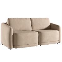 Sofá Cama Casal Para Sala 236cm Polska Z08 Veludo Bege - Mpozenato - 1