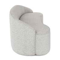 Sofá 3 Lugares Para Sala De Estar Living 180cm Theo D06 Bouclê Creme - Mpozenato - 5