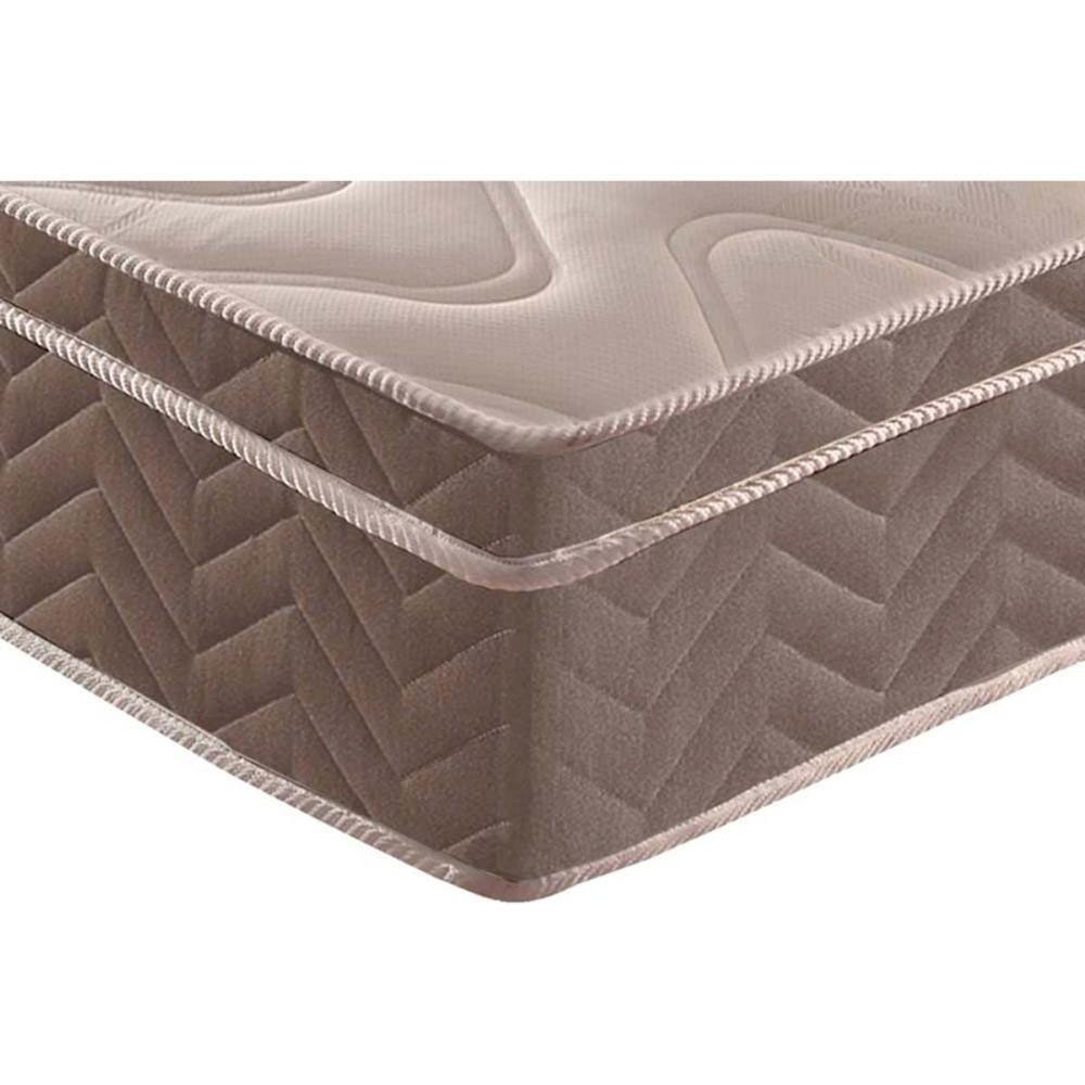 Cama Box Baú c/Auxiliar Solteiro: Colchão Anatômico Paropas D28 / EP Pasquale Euro Pillow + Base CRC Courano White(88x188) - 3