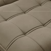 Sofá Retrátil Reclinável Para Sala 3 Lugares 210cm Asaph F04 Veludo Amêndoa - Lyam Decor - 8