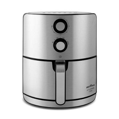 Fritadeira Air Fryer Britânia BFR46PI 4,6L 1500W Antiaderente Preto Inox 110V