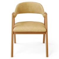 Kit 05 Cadeiras De Jantar E Estar Living Estofada Nadja L02 Couríssimo Fendi - Lyam Decor - 3