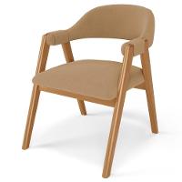 Kit 06 Cadeiras De Jantar E Estar Living Estofada Nadja L02 Bouclê Mostarda - Lyam Decor - 3