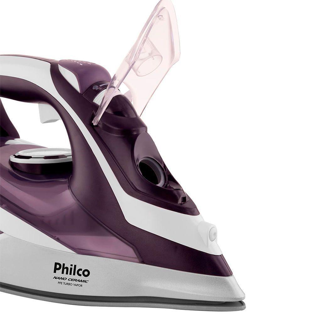 Ferro A Vapor Philco Pfe Nano Ceramic Turbo Vapor Lilás 220V - 5