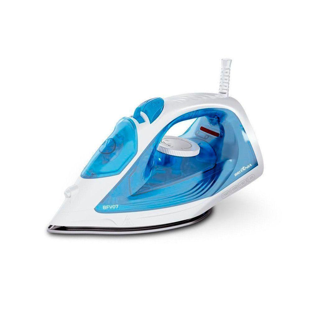 Ferro De Passar A Vapor Britânia Bfv07 Azul 110V - 1