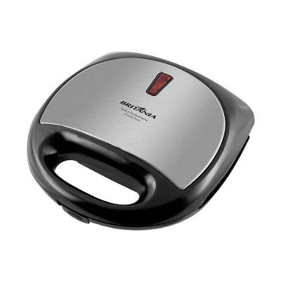 Grill Britânia Crome Inox Antiaderente Potência 750W Preto Inox 220V