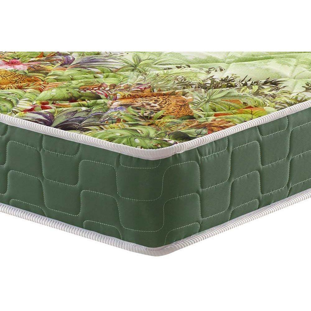 Cama Box Baú Casal: Colchão Espuma Anjos D28 / AG65 Pantanal + Base CRC Courano White(138x188) - 5