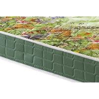 Cama Box Baú Casal: Colchão Espuma Anjos D28 / AG65 Pantanal + Base CRC Courano White(138x188)