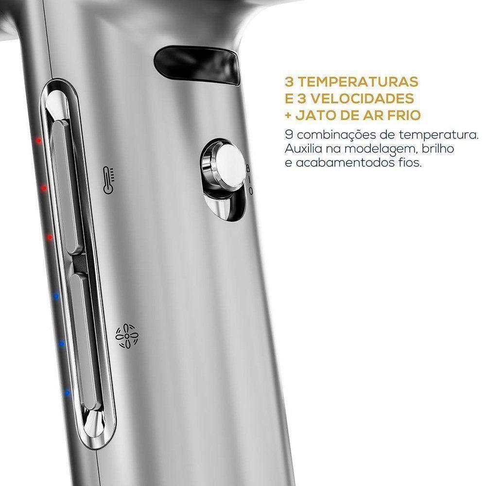 Secador De Cabelos Britânia Bsc3400 1600W Cinza - 220V - 3