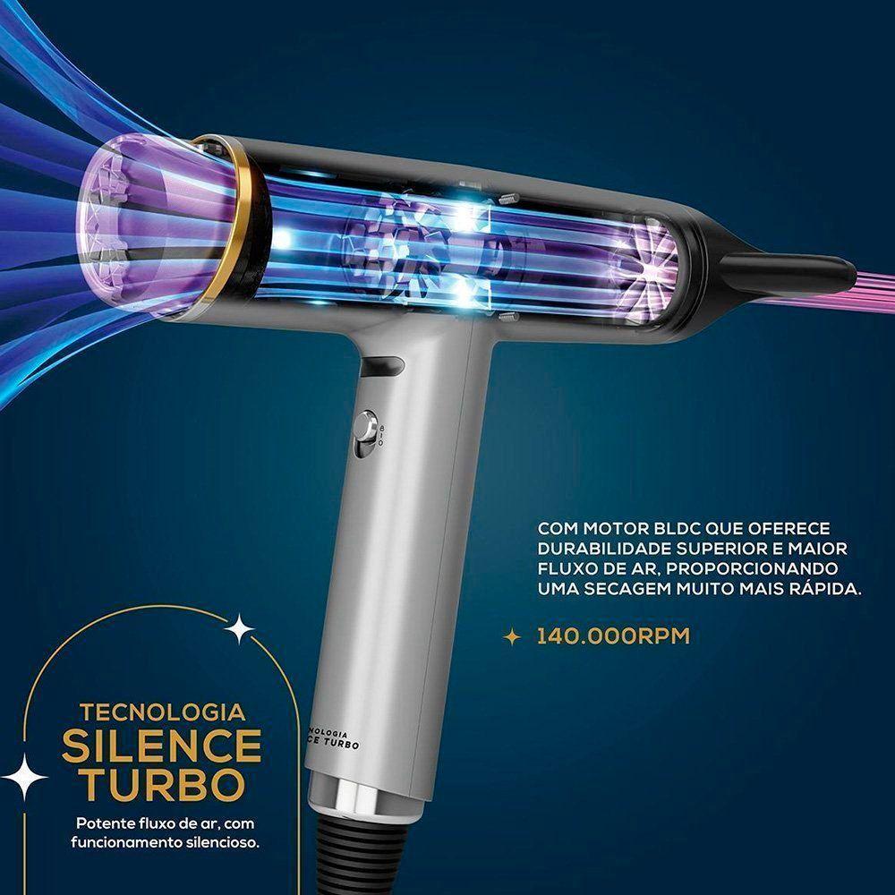 Secador De Cabelos Britânia Bsc3400 1600W Cinza - 220V - 5
