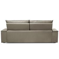 Sofá Retrátil Reclinável Para Sala 4 Lugares 270cm Niels F04 Veludo Amêndoa - Lyam Decor - 10