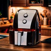 Fritadeira Elétrica Britânia Air Fryer 5,5L BFR51 Preta Inox 220V - 6