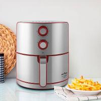 Fritadeira Elétrica Britânia Air Fryer 4,6l Bfr46vi Vermelha - Inox 110V - 4