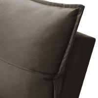 Sofá Retrátil Reclinável Para Sala 3 Lugares 210cm Niels F04 Veludo Marrom - Lyam Decor - 9