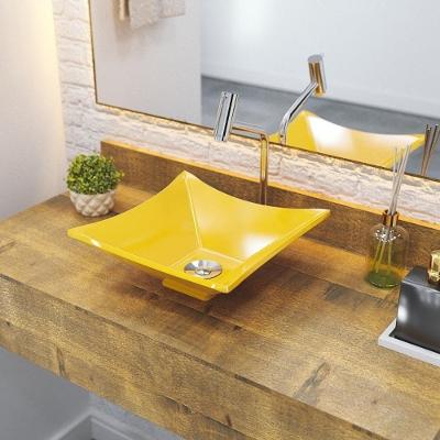 Kit Cuba L30 Com Válvula Click 1''b (2,6cm) + Sifão Pvc + Flexível Amarelo