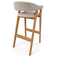 Banqueta Alta Bar Cozinha Sala De Jantar Bar Nadja L02 Bouclê Creme - Lyam Decor - 7