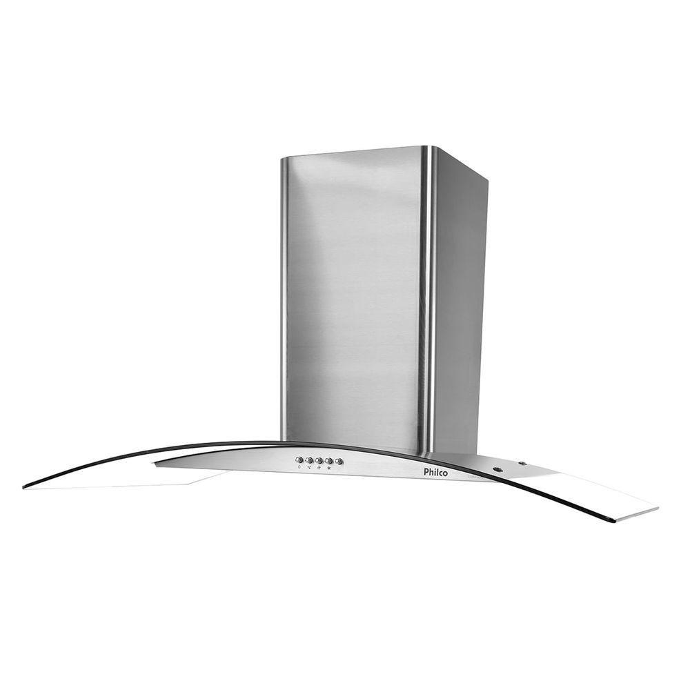 Coifa de Parede Philco Curva 90cm Inox Dupla Filtragem PCO90G 220V - 4