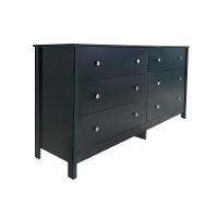 Cômoda Ditália 6 Gavetas DM-221 Preto - 5