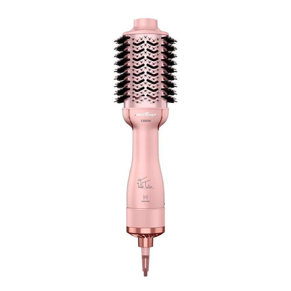 Escova Secadora Britânia Bes36 Linha Viih Tube 4 Em 1 1300W Rosa Bivolt Bivolt - 1