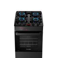 Fogão A Gás Mesa De Vidro Forno Limpa Fácil E Acendimento Automático Esmaltec Ideal Top Glass Preto 4 Bocas Bivolt - 2