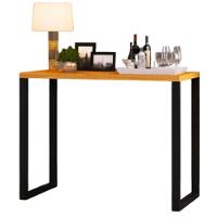 Aparador Estilo Industrial Aço Ferro Metal Robusto Cor Preto Mdf Claro Ap-02 - 1