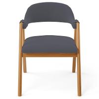 Kit 03 Cadeiras De Jantar E Estar Living Estofada Nadja L02 Suede Cinza - Lyam Decor - 3