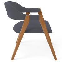 Kit 03 Cadeiras De Jantar E Estar Living Estofada Nadja L02 Suede Cinza - Lyam Decor - 7