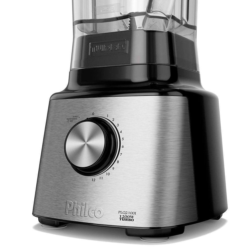 Liquidificador Philco PLQ2100PI Turbo 1400W Preto Inox 220V - 4