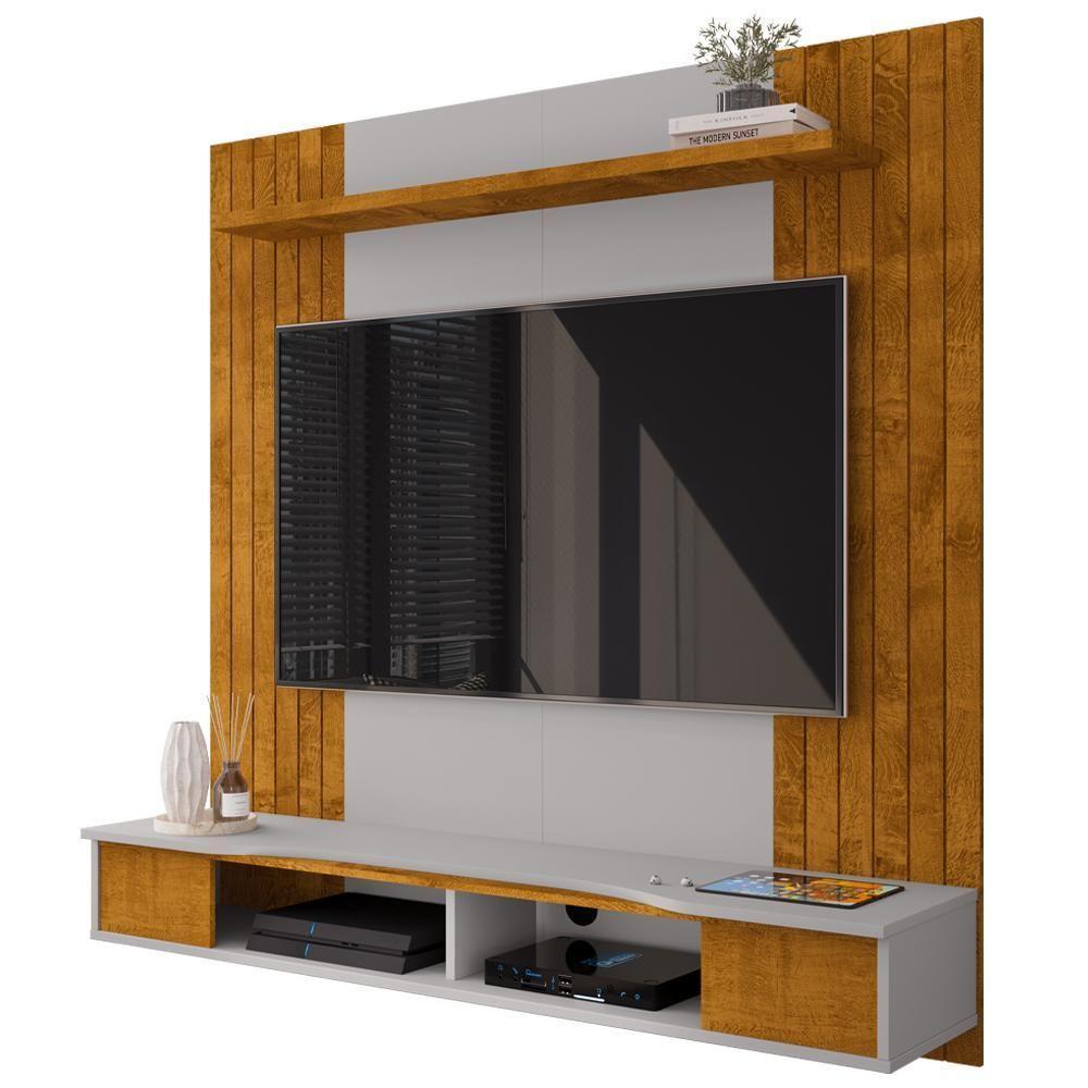 Painel Suspenso TV 55 Polegadas 136 Cm Ipanema Bechara Naturalle Off White - 1