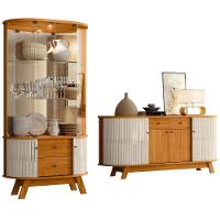 Cristaleira De Vidro Eva E Buffet Monica Z10 Off-cinamomo - Mpozenato - 1