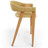 Kit 06 Banquetas Alta Bar Cozinha Sala De Jantar Bar Nadja L02 Couríssimo Fendi - Lyam Decor - 7