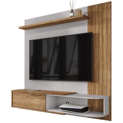Painel Suspenso TV 55 Polegadas 138 Cm Paraty Bechara Cinamomo Off White
