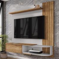 Painel Suspenso TV 55 Polegadas 138 Cm Paraty Bechara Cinamomo Off White - 2
