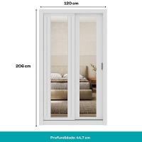 Guarda Roupa Solteiro 2 Portas Darvi Com 2 Espelhos Carraro Branco - 5