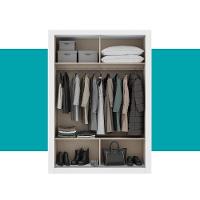 Guarda Roupa Solteiro 2 Portas Darvi Com 2 Espelhos Carraro Branco - 6