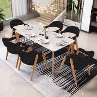 Kit 03 Cadeiras De Jantar E Estar Living Estofada Nadja L02 Suede Preto - Lyam Decor - 2