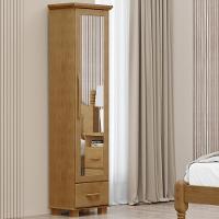 Sapateira Vertical Multiuso Com Espelho 1 Porta 1 Gaveta Zahav F06 Freijó - Lyam Decor - 5