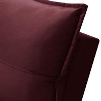 Sofá Retrátil Reclinável Para Sala 3 Lugares 230cm Niels F04 Veludo Vermelho - Lyam Decor - 10